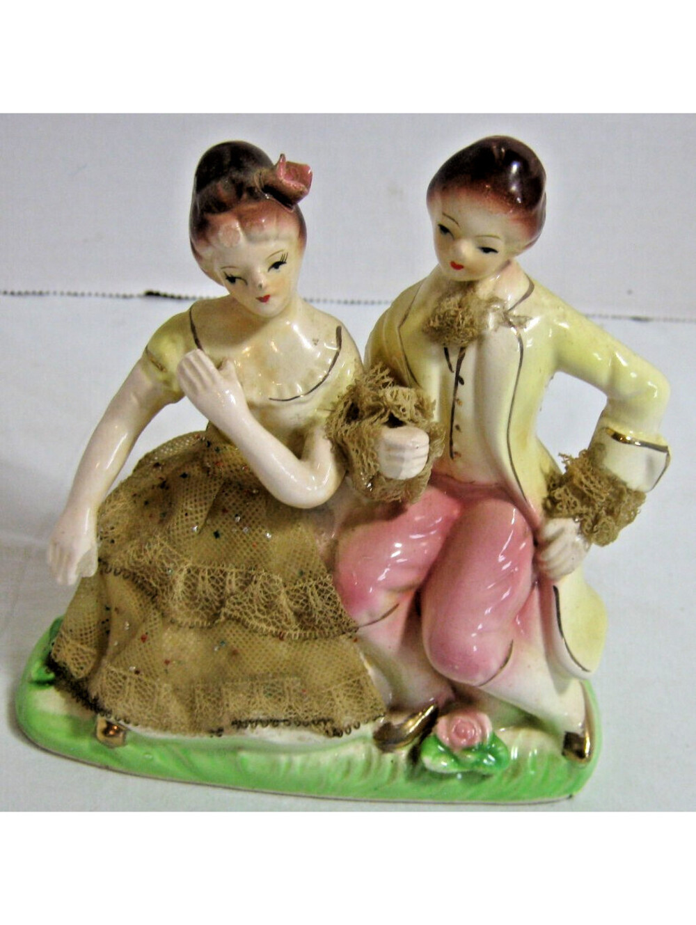 Vintage Porcelain 5” Figurine-Courting Couple.